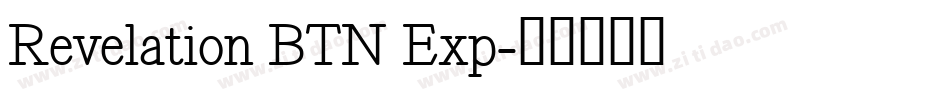 Revelation BTN Exp字体转换